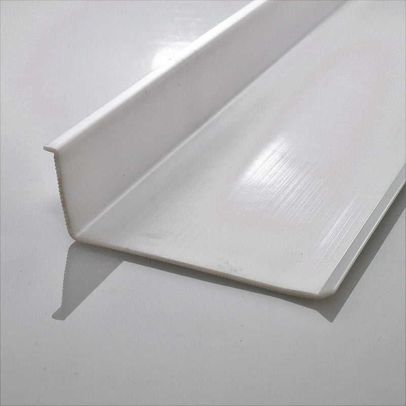 BEAM Lighting Plastics Your Diffuser Source Beam Lighting Under Cabinet Light Cover Replacement | White Ribbed Acrylic Diffuser (L-Shaped, 33") - Image 5